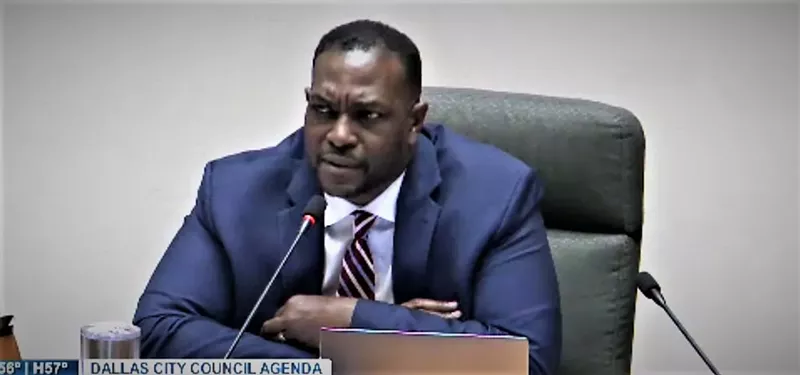 Image: Dallas City Council member Casey Thomas wanted to help those in need. So did everybody else.