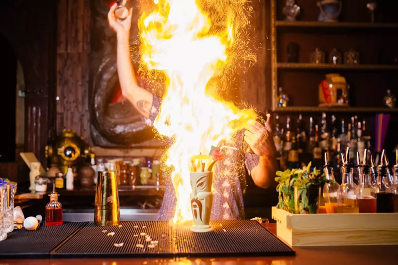 Image: From tiki bars like Pilikia (pictured) to cocktail "laboratories" to high-concept eateries, a lot is happening in the Dallas food scene — but not all of it is worth waiting in line to discover.