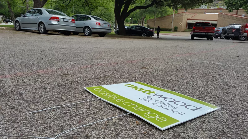 Image: Matt Wood took a nosedive on election day.