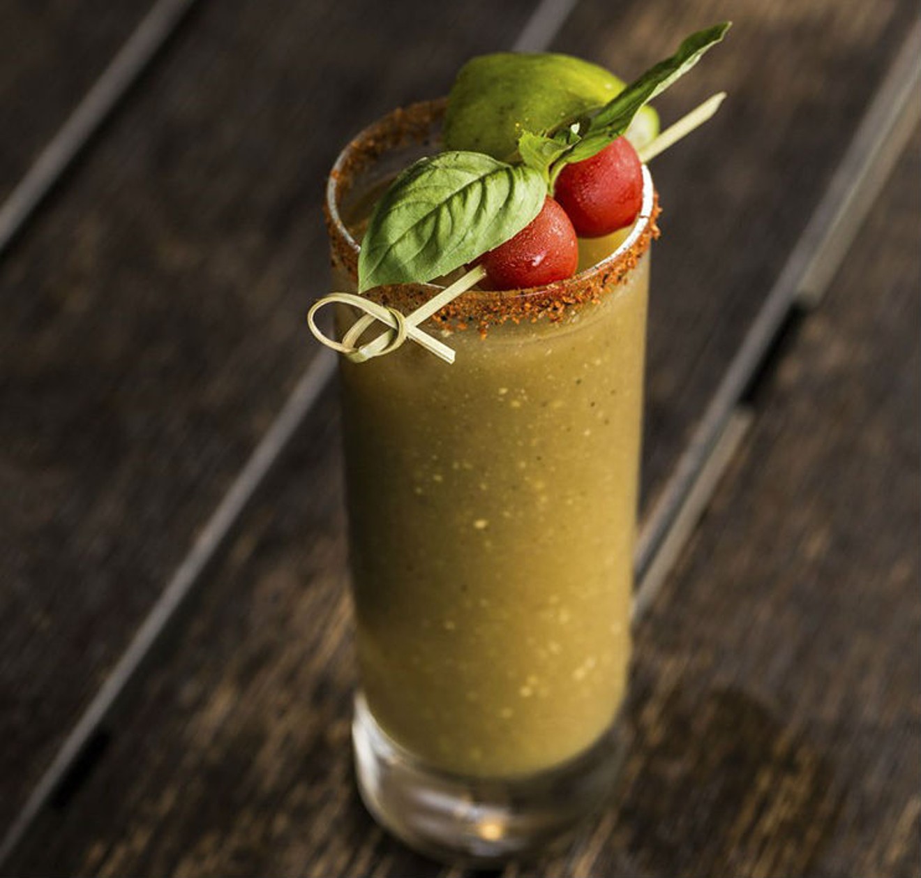 The Spicy Tomatillo Bloody Mary at IdleRye is a must-order.