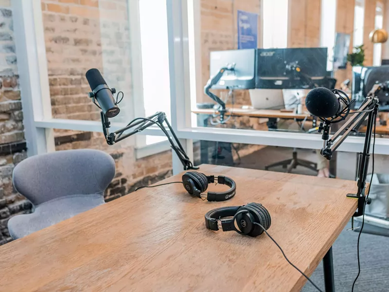 Image: podcast studio