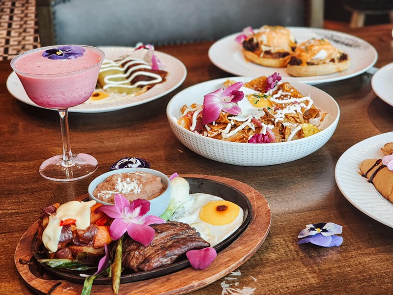 Brunch at Black Agave includes takes on classic Mexican brunch dishes.