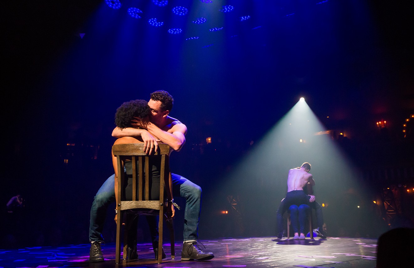 Jesse Morales, a Texas native who grew up in Dallas, is one of the regular performers at the Magic Mike Live show at Las Vegas' Hard Rock Hotel and Casino.