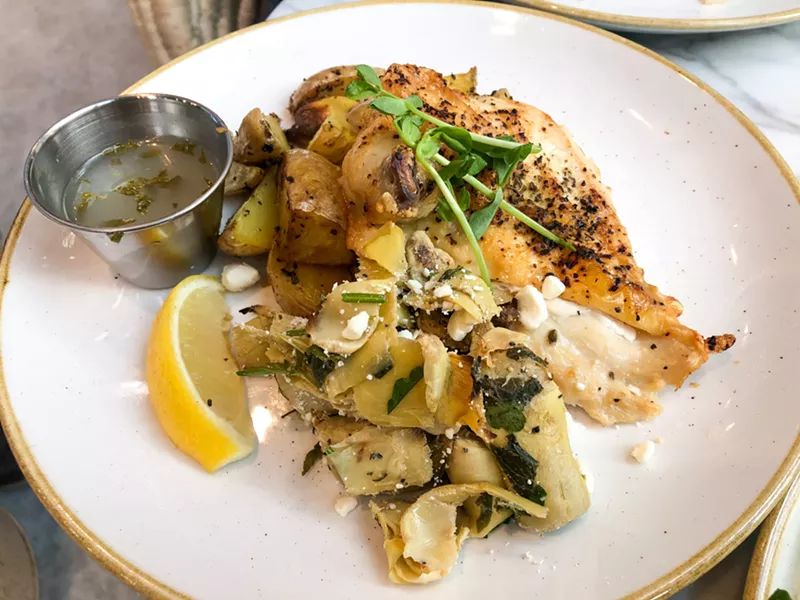 Image: Greek chicken and potatoes