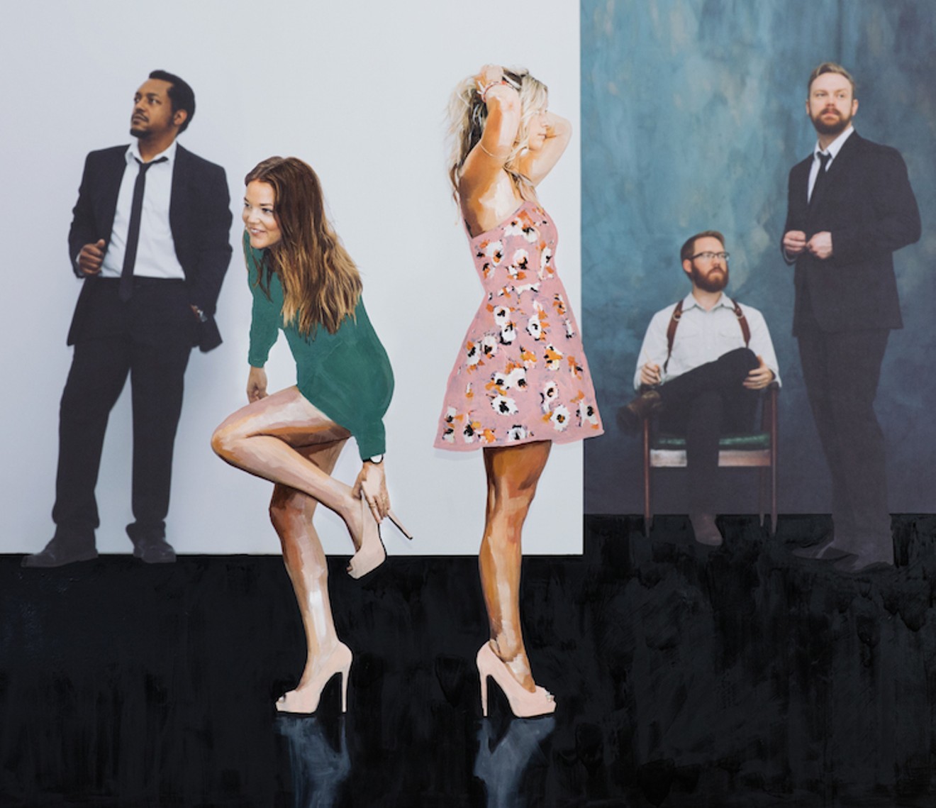 The album's cover is a collaboration between Paxton Maroney, Amanda Page and Haylee Ryan, who is also a painter.