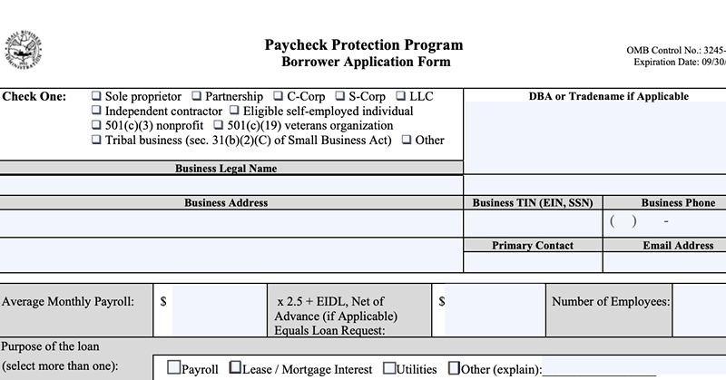 Image: The Paycheck Protection Program is aimed at helping small businesses keep people employed.
