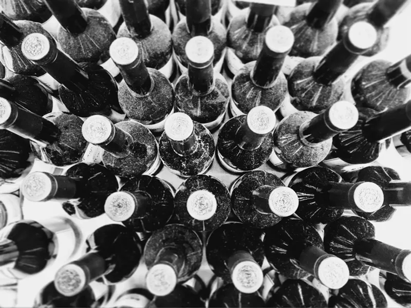 Image: You can really stock up on bottles when each one isn't $30.