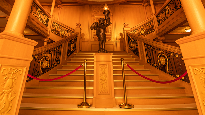 Image: Leo not included. Titanic: The Exhibition shows recreations of the ship.