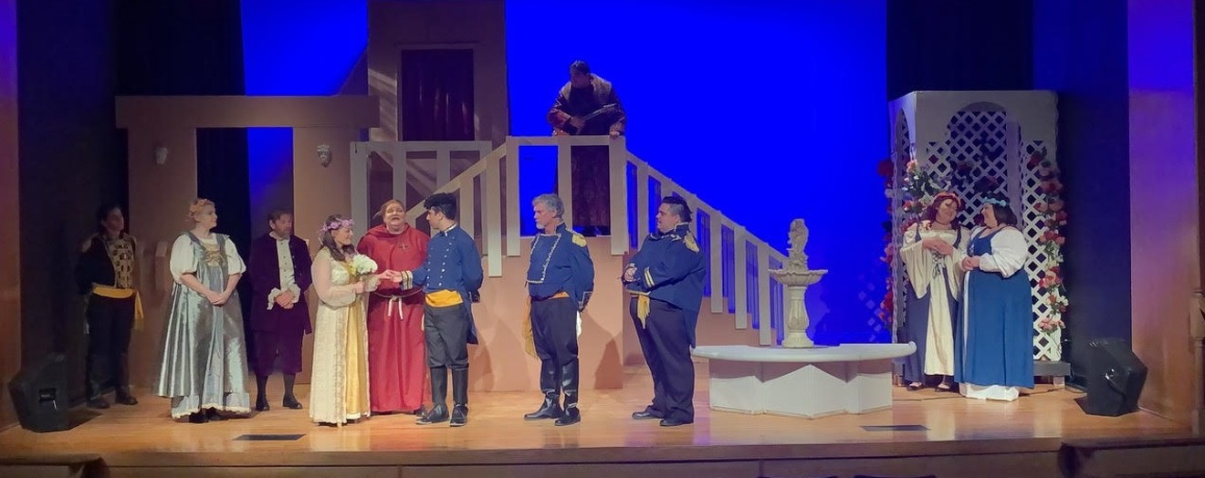 The Company of Rowlett Performers' Much Ado About Nothing is truly a Shakespearean production.