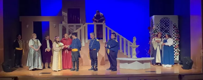 Image: The Company of Rowlett Performers' Much Ado About Nothing is truly a Shakespearean production.