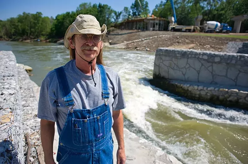 Image: Charles Allen thinks the city should clean up the mess it created with its so-called "Trinity Standing Wave."