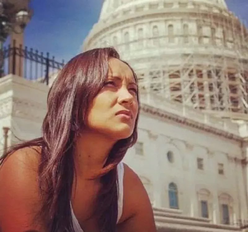 Image: The activist works with the Dallas office of RAICES.