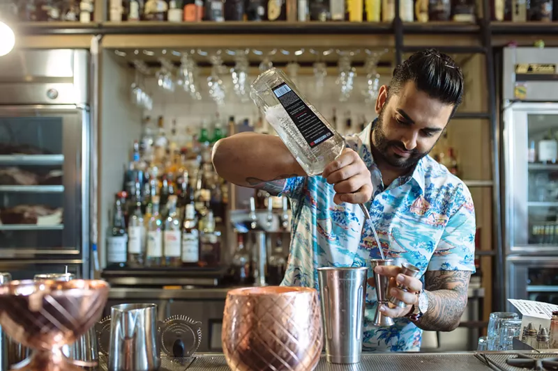 Image: Ravinder Singh, beverage director at Rapscallion, has a reputation as one of the city's best bartenders when it comes to tiki. When Singh unveils Rapscallion's new cocktail menu next month, the monstrous drink list will have more than 40 tiki cocktails.