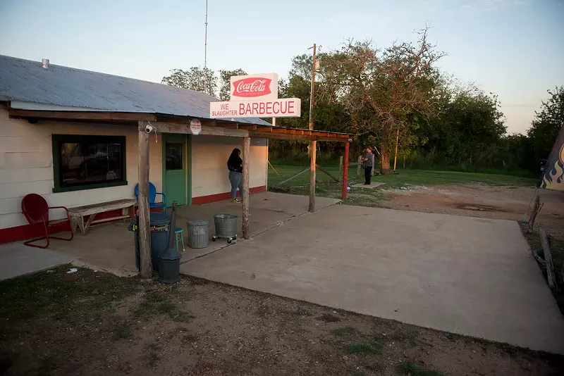 Image: The Gas Station, on the outskirts of Bastrop, is a landmark for Texas Chainsaw Massacre fans.