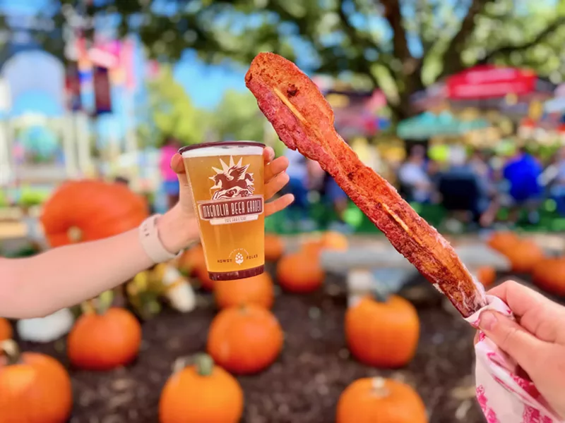 Image: Fairgoers bought more than 100,000 sticks of bacon this year. Well done!