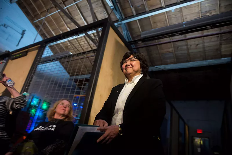 Image: Lupe Valdez kicked off her campaign in Oak Cliff earlier this month.