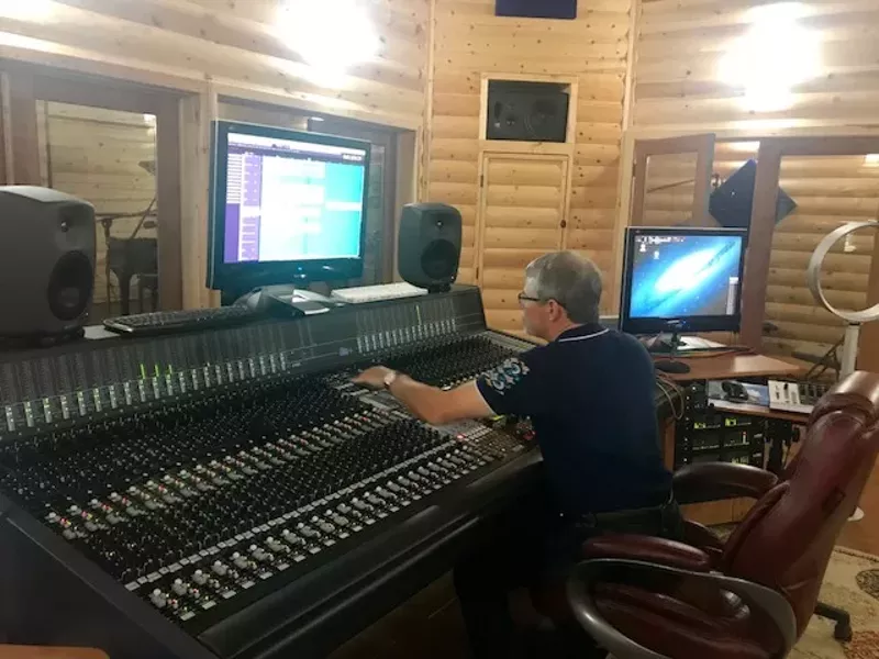 Image: Chuck Ebert owns Cabin Record Co.