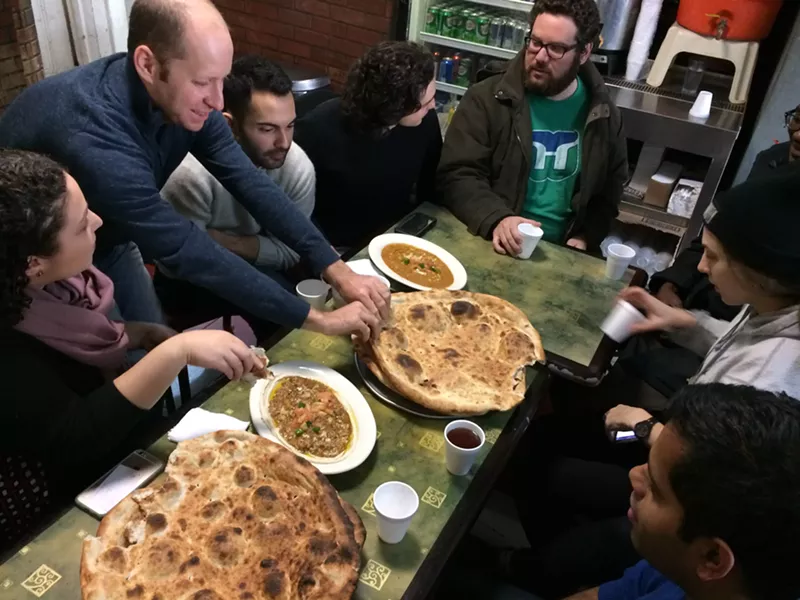 Image: Breaking Bread's dinner crawls highlight cuisines from Middle Eastern countries .
