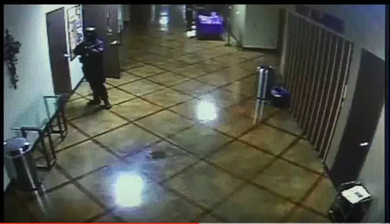 Image: A still from the Creekside Church surveillance video.