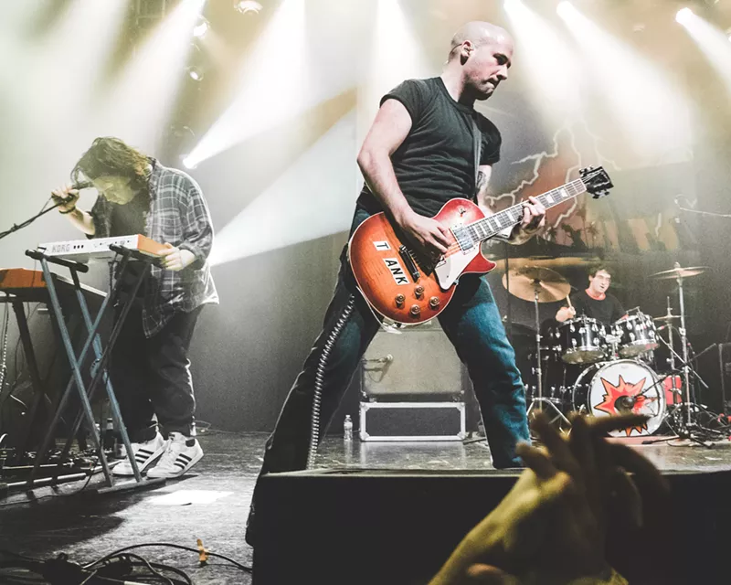 Image: White Reaper led a wild lineup on Wednesday night in Dallas.