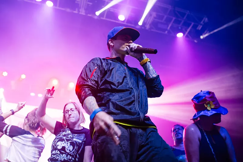 Image: Vanilla Ice at The Bomb Factory earlier this year.
