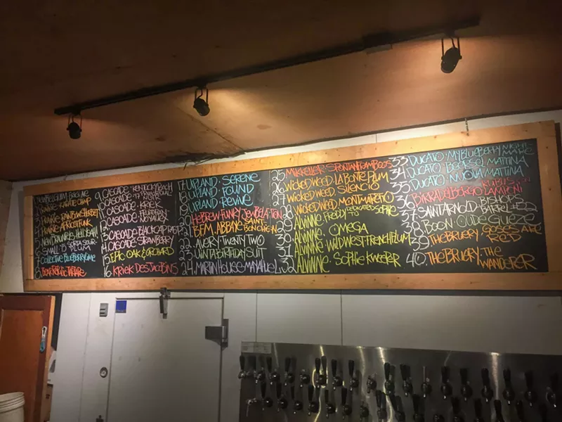 Image: There are 40 sour beers to choose from at Strangeways Sour Week.