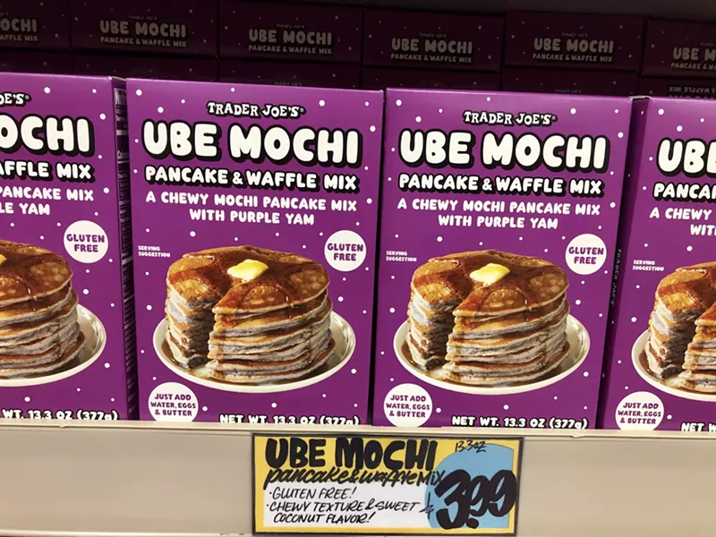 Image: ube flavored pancake mix