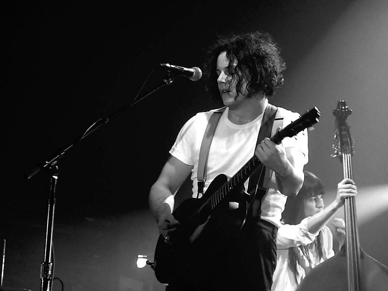 Jack White playing guitar. Not baseball.