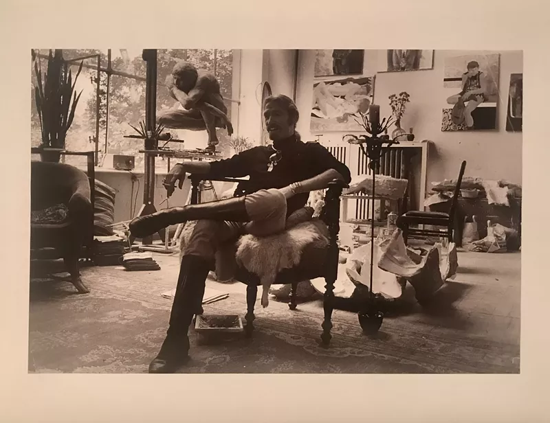Image: John Ashley Bellamy was a beloved figure in the Dallas art scene who gifted the city a yearly Christmas party at the Moon Mansion.