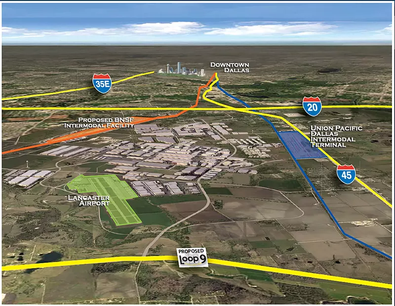 Image: The southern Dallas inland port project gets a starring role in the federal indictment against County Commission John Wiley Price.