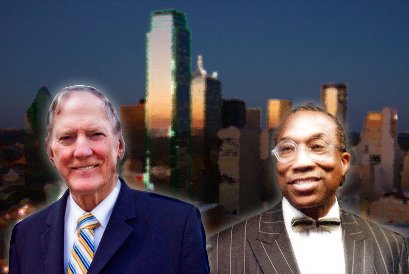 Walt Humann and John Wiley Price, two insiders doing business the Dallas way.