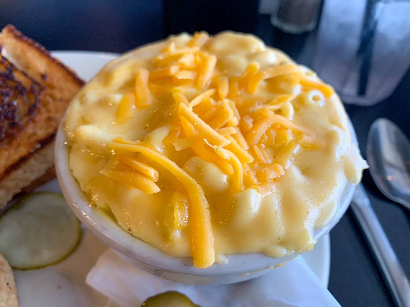 Macaroni and cheese can be even better than you want it to be. At least that's the case with Jonathon's.