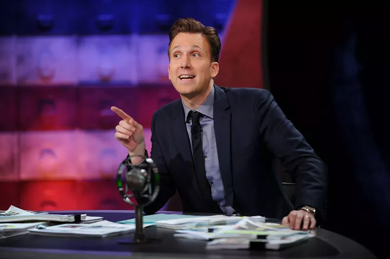 Image: Jordan Klepper is the host of Comedy Central’s new nightly satirical late-night series The Opposition, playing a character who says, “I’m not trying to have it both ways. I'm succeeding at having it both ways.”
