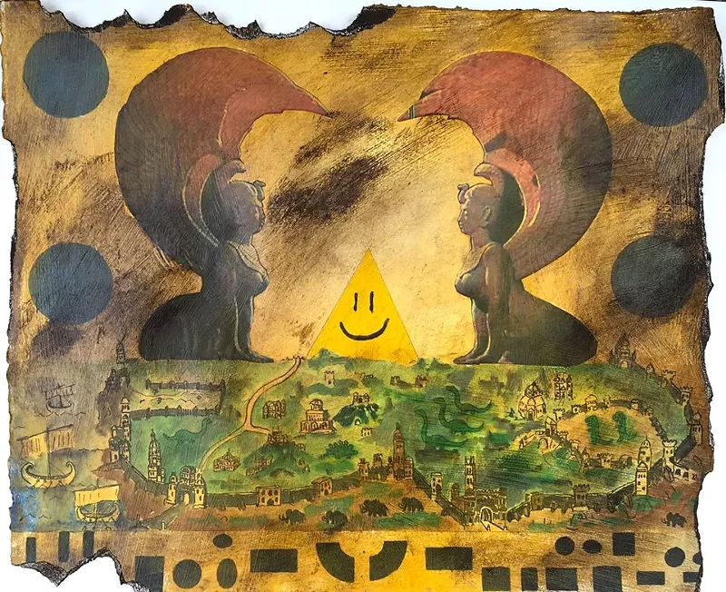Image: Joshua Goode blends his own life story with mythology in a new exhibit at the Mac that argues everyday people are an important part of history.