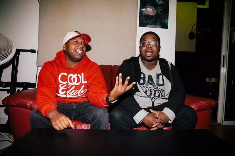 Image: Joshua Wilson and Ja'Cory King are the hosts of Don't Take It Personal. 