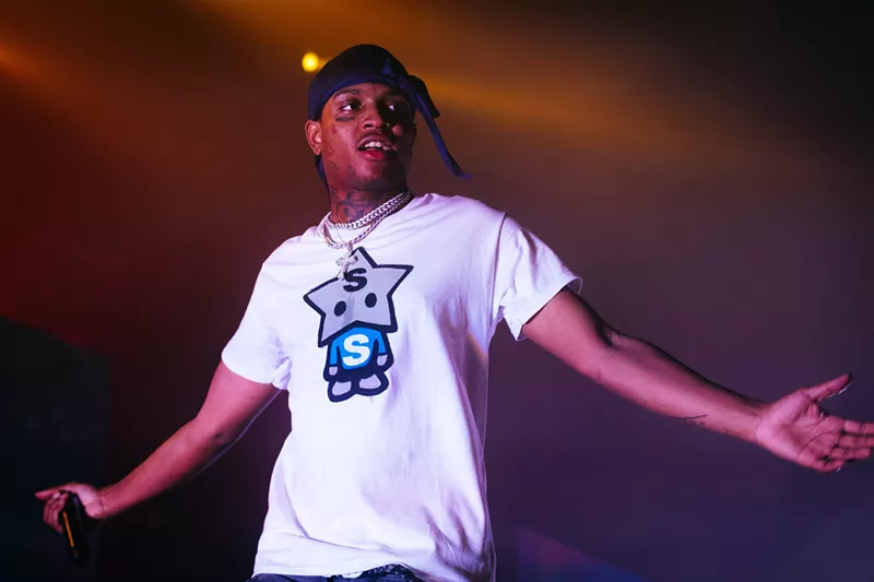 Image: Opener Ski Mask joined Juice WRLD onstage for their collab "Nuketown."
