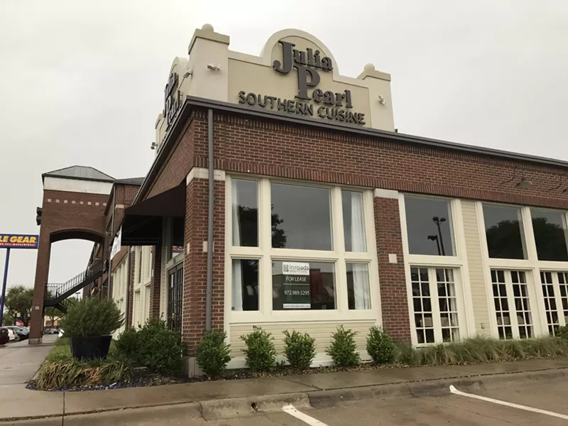 Image: On Friday afternoon, when the restaurant was supposed to be open, Julia Pearl Southern Cuisine was empty save for the building's owners, who have filed an eviction lawsuit against Trendline Management.