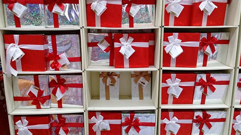 Image: Gift shopping is always a delicate business.
