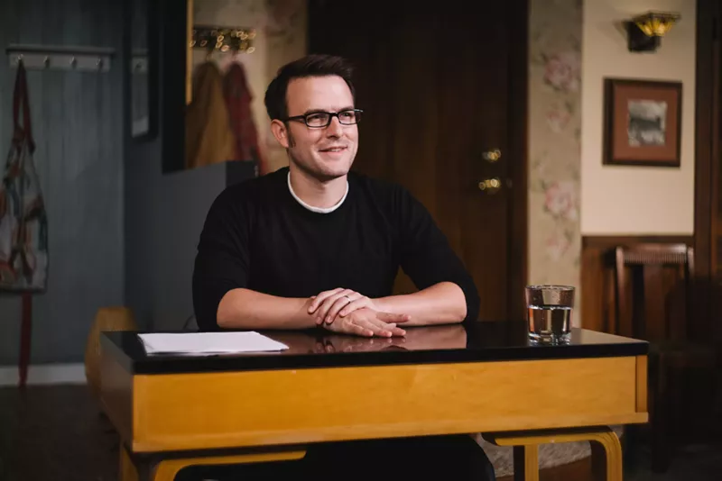 Image: Justin Lemieux, the star and author of Warm Soda, is a gifted writer and assured monologist.
