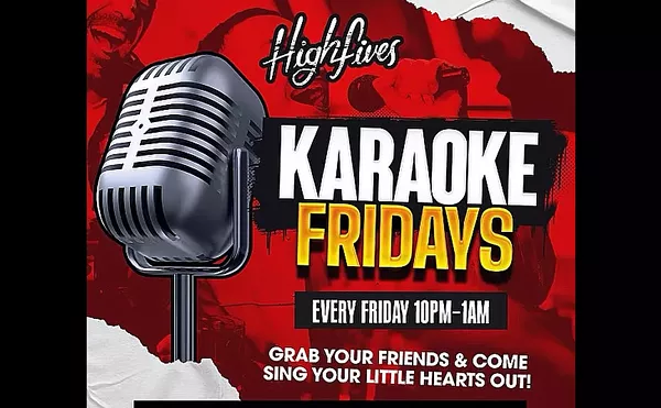 Image: Karaoke Fridays at High Fives!