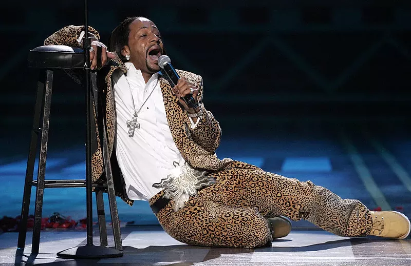 Image: Katt Williams slipping on all that tea he's been spilling. The controversial comedian is playing two shows in March in Grand Prairie.