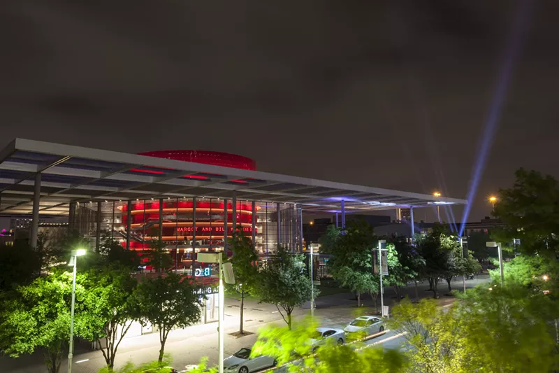 Image: The AT&T Performing Arts Center, which includes the Winspear Opera House, home of The Dallas Opera.