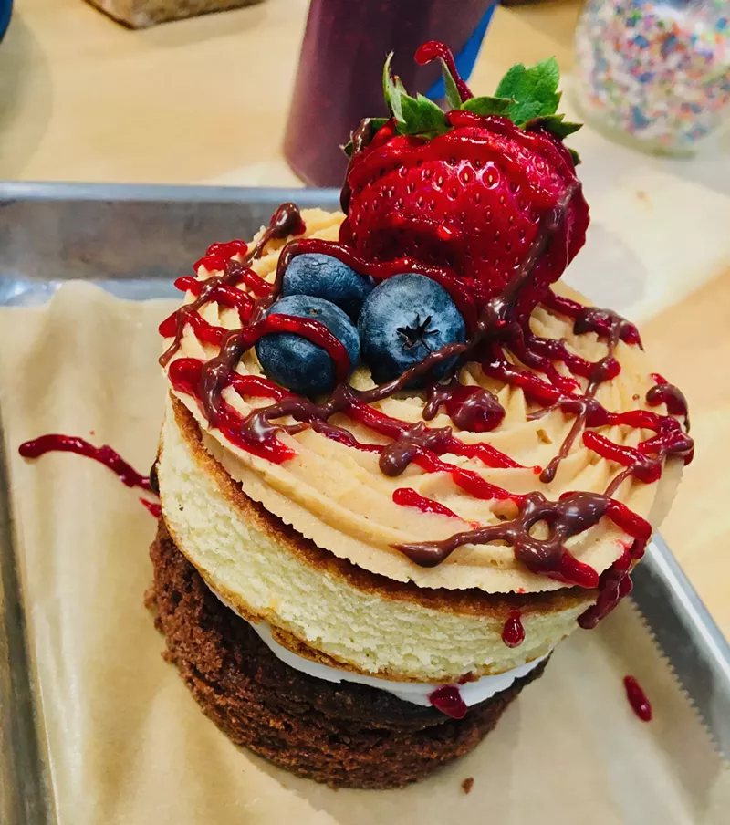 Image: A new cakelett creation at Leila Bakery and Cafe at Legacy Hall in Plano