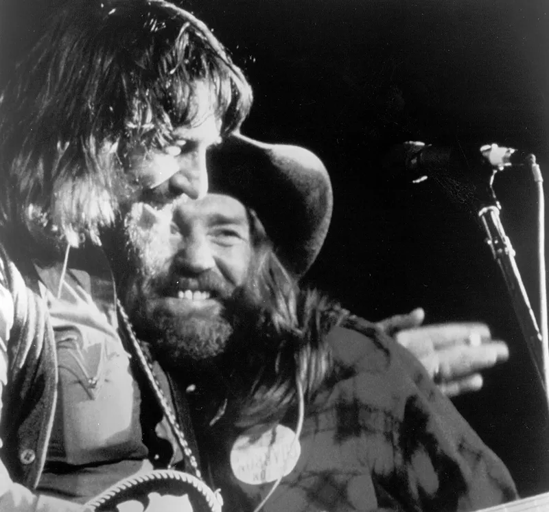 Image: Waylon and Willie are both subjects of the 16-hour series Country Music, which premiered at Southern Methodist University on Thursday.