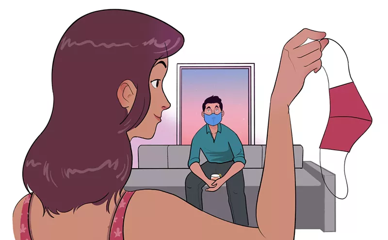 Image: Kissing COVID Goodbye: How the Pandemic Rules of Courtship Changed Dating Life