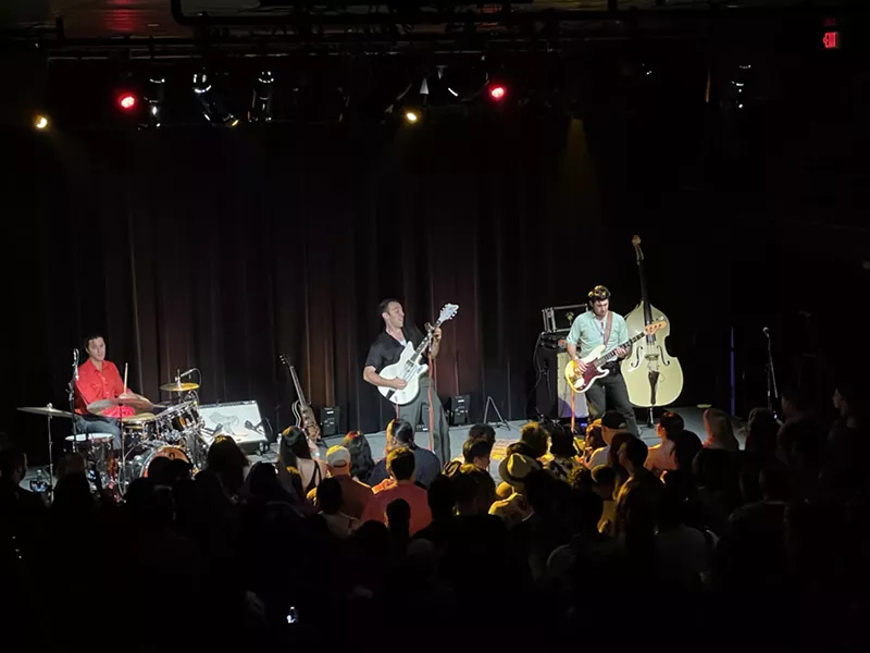 Image: The Los Angeles League of Musicians (LA LOM) made its Dallas headlining debut before a sold-out Kessler Theater on Sept. 18, 2024.