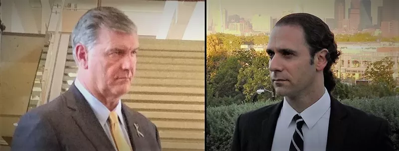 Image: Dallas Mayor Mike Rawlings (left) and West Dallas landlord Khraish Khraish. Can these two men ever see eye-to-eye?