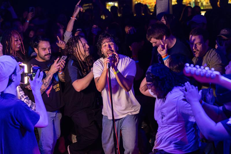 Image: Slow Joy's set at Club Dada deserves to be commemorated in print.
