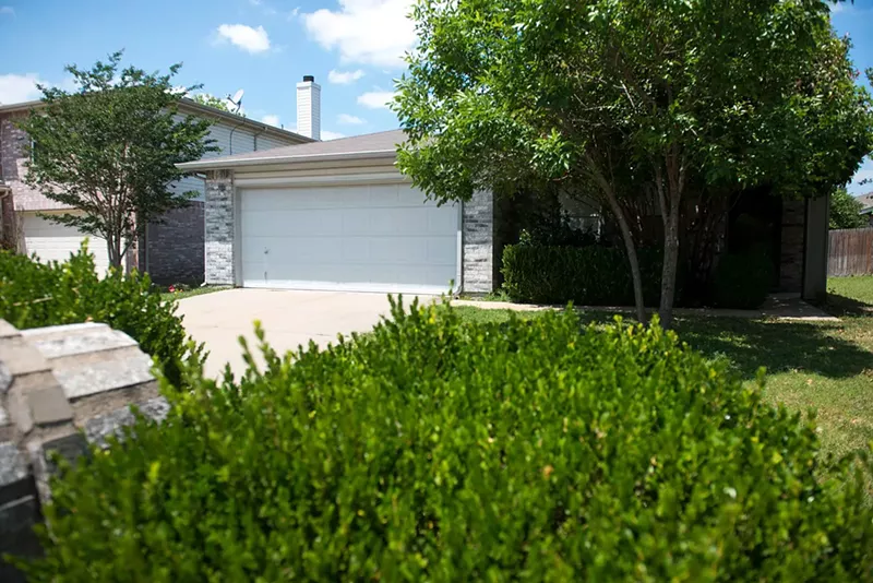 Image: Gabe Reed was arrested at the house he shares with his daughter in McKinney.
