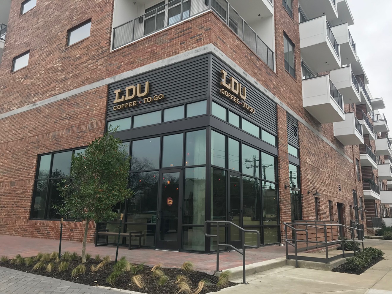 The new LDU Coffee is in a luxury apartment complex on Fitzhugh.